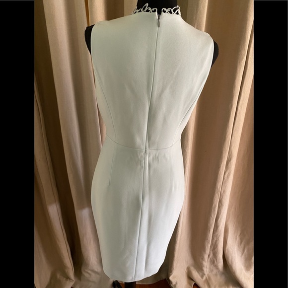 Tahari Blue Dress with intricate detail - Picture 2 of 4